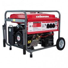 Генератор бензиновый LK 7500E, 6.5 кВт, 230 В, бак 25 л, электростартер KRONWERK 94694