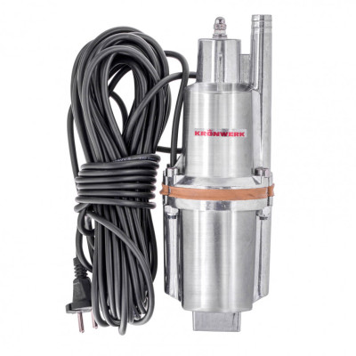 Вибрационный насос KVP300-15, 1080 л/ч, подъем 70 м, кабель 15 метров Kronwerk 97236